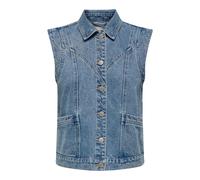 Women's denim jacket Only Waistcoat Bleu XS