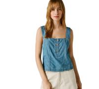 Pepe Jeans Bridget Sleeveless Blouse Blue M Woman