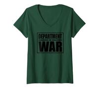 Women's Department of Defense WAR V-Neck T-Shirt