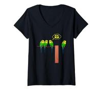 Women's Der hat WLAN Budgies V-Neck T-Shirt