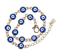 women's Devil Eye Beads Decoration Anklet Hand Spinner Jewelry for Charm Fidget Chain Adults Earrings Wristbands Wrist Bands Women Bracelet Alloy necklace