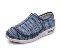 Women's Diabetic Shoes Unisex Therapeutic Design, Extra Wide Width Orthopedic Support, Comfort Walking Footwear, Lightweight(Blue,4.5 UK)