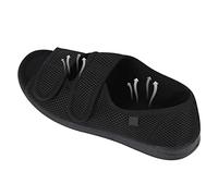 Women's Diabetic Slippers Wide Fit Sandals with Open Toe Adjustable Orthopedic Footwear Breathable Elderly Shoes Cozy Walking Slippers Anti-skid House Shoes for Swollen Arthritic Feet Hallux Valgus