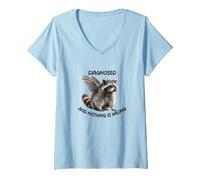 Womens Diagnosed Nothing is Wrong V-Neck T-Shirt