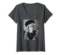 Womens Diana Princess of Wales Royal Family Cambridge Visit 1985 V-Neck T-Shirt