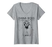 Womens Diana Ross - Elegance V-Neck T-Shirt