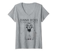 Womens Diana Ross - Elegance V-Neck T-Shirt