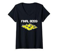 Women's Diary of a Wimpy Kid Final Boss Cheese Touch V-Neck T-Shirt