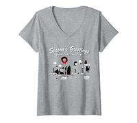 Women's Diary of a Wimpy Kid Season's Greetings from The Heffleys V-Neck T-Shirt