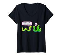 Women's Did You Eat My Chocolate Bunny Funny Easter Joke Humor Meme V-Neck T-Shirt