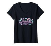 Women's Differentiate Yourself Cell Biology Design V-Neck T-Shirt
