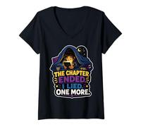 Women's Digital Reader One More Chapter V-Neck T-Shirt