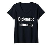 Women's Diplomatic Immunity V-Neck T-Shirt