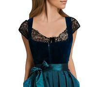 Women's Dirndl Blouse, Off-the-Shoulder Dirndl Blouse, White Costume Blouse, Cap Sleeves, Simple Traditional Blouse, Elegant Dirndl Blouses, Tracht Transparent Lace Blouse, Bavarian Outfit, Costume