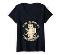 Womens Dirty Adult Themed Funny Crazy Embarrassing Shirts for Women V-Neck T-Shirt