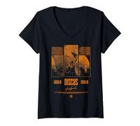 Womens Discus Fish Cichlid Aquarium Fish Keeper V-Neck T-Shirt