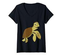 Womens Disney and Pixar’s Finding Nemo Crush the Turtle V-Neck T-Shirt