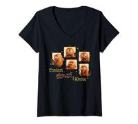 Women's Disney and Pixar's Hoppers Mabel Moods Coolest Beaver I Know V-Neck T-Shirt