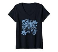Women's Disney Descendants: Wicked Wonderland Down The Rabbit Hole V-Neck T-Shirt