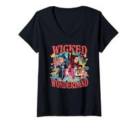 Women's Disney Descendants: Wicked Wonderland Full Cast Portrait V-Neck T-Shirt