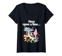 Women's Disney Descendants: Wicked Wonderland Once Upon A Time V-Neck T-Shirt