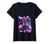 Women's Disney Descendants: Wicked Wonderland Red And Chloe Duo Pose V-Neck T-Shirt