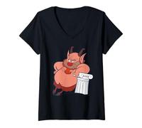 Women's Disney Hercules Phil Philoctetes Big Pose Costume Matching V-Neck T-Shirt