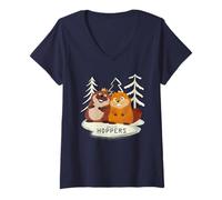 Women's Disney Hoppers Mabel and King George V-Neck T-Shirt
