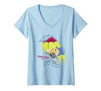 Womens Disney Ink and Paint Jiminy Cricket from Pinocchio 1940 V-Neck T-Shirt