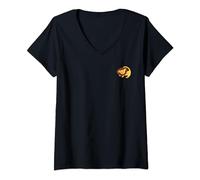 Womens Disney Lion King Pocket Baby Simba Drawing V-Neck T-Shirt