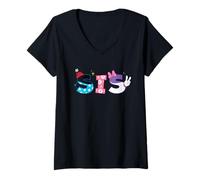 Womens Disney Mickey Mouse and Friends Sis Family Trip Matching V-Neck T-Shirt