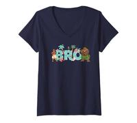Women's Disney Moana & Maui Bro Family Trip Vacation Matching V-Neck T-Shirt