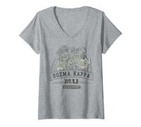 Womens Disney Pixar Monsters University Oozma Kappa Group V-Neck T-Shirt