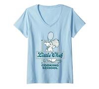 Women's Disney Pixar Ratatouille Remy Little Chef Cooking School V-Neck T-Shirt