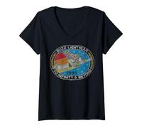 Womens Disney Pixar Toy Story Buzz Lightyear To Infinity Badge V-Neck T-Shirt