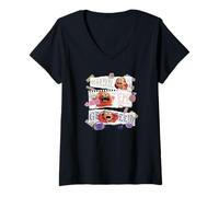 Womens Disney Pixar Turning Red Mei OH EM GEEEE V-Neck T-Shirt