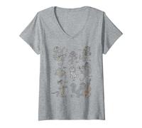 Womens Disney The Aristocats All The Cats V-Neck T-Shirt