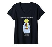 Women's Disney The Muppets Dr. Bunsen Honeydew Muppet Labs Big Pose V-Neck T-Shirt