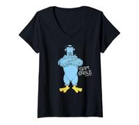 Women's Disney The Muppets Sam the Eagle Big Pose V-Neck T-Shirt