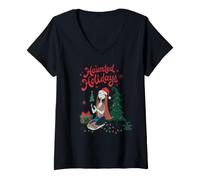 Women's Disney The Nightmare Before Christmas Sally Haunted Holidays V-Neck T-Shirt