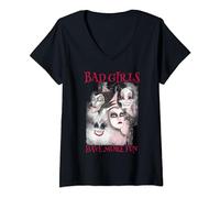 Womens Disney Villains Bad Girls Have More Fun V-Neck T-Shirt