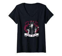 Womens Disney Villains Valentines Maleficent It's Not Me It's You V-Neck T-Shirt