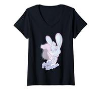 Womens Disney Zootopia Judy Hopps Pastel Portrait V-Neck T-Shirt