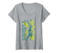 Womens Disney Zootopia Judy Hopps Summer Vibes Distressed Portrait V-Neck T-Shirt