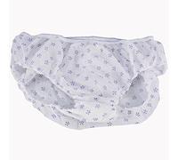 Women's Disposable Briefs, Pack of 7 Cotton Soft Comfortable Lightweight Panties Underwear for Hospital Maternity Pregnancy Post Partum Travel Massage Wear (L), White, L