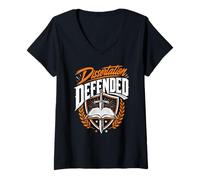Women's Dissertation Gemeistert! Doctoral Degree Passed Doctor V-Neck T-Shirt