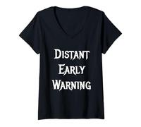 Women's Distant Early Warning V-Neck T-Shirt