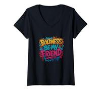 Womens Distressed Boldness Friend Cymbeline Shakespeare Quote Meme V-Neck T-Shirt