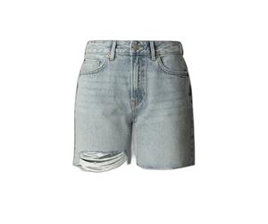 Women's Distressed Denim Shorts Pepe Jeans Mary Regular HW Bleu 24