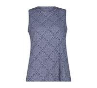Womens Distressed Jersey Tank Top with Floral Print CMP Bleu 3XL